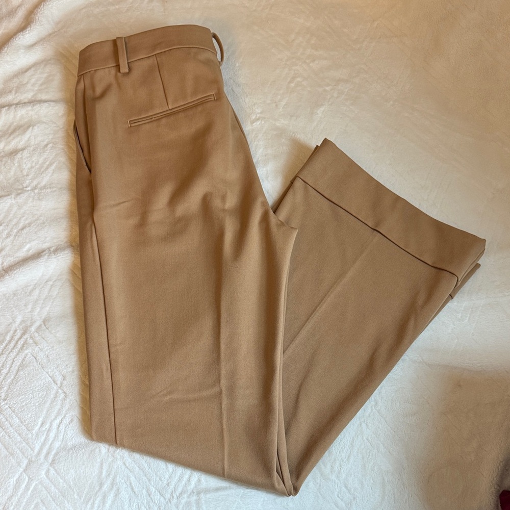 Ann Taylor Women's Tailored Trousers in Camel Tan